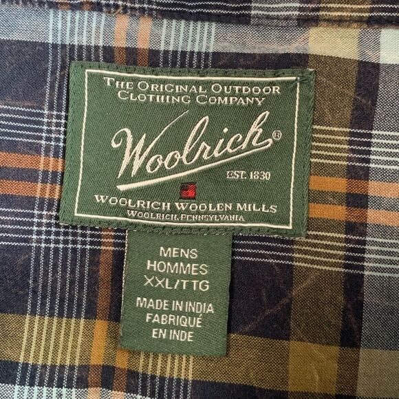 🖤 Woolrich | Plaid Button Down Collared Shirt - Picture 7 of 7